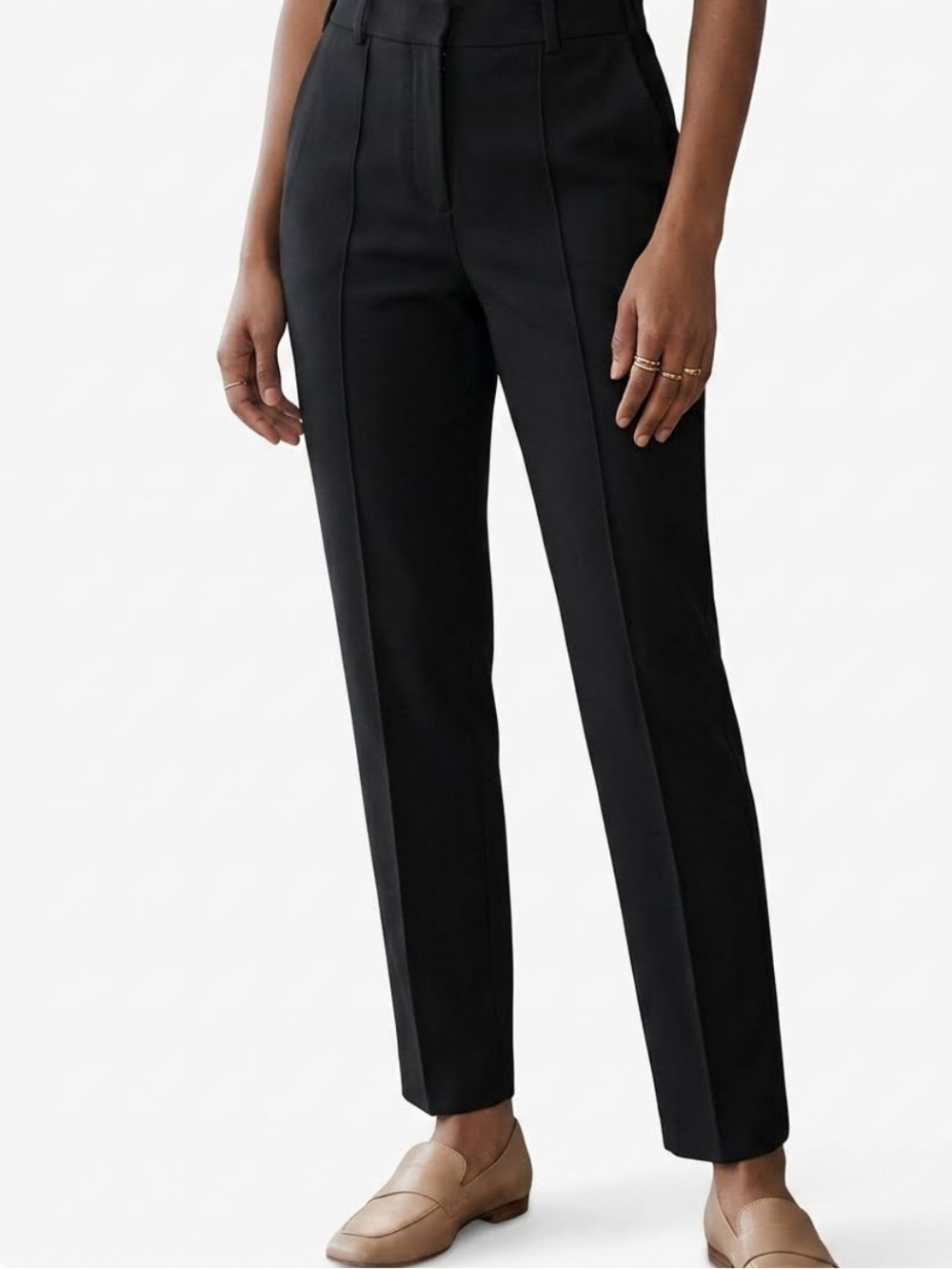 Express Black Slim Straight Dress Pants